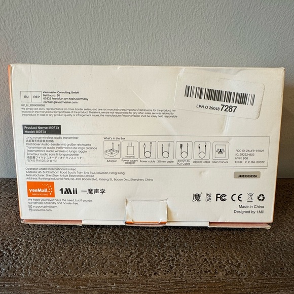 1Mii | Bluetooth Transmitter | New in open box - Picture 2 of 3
